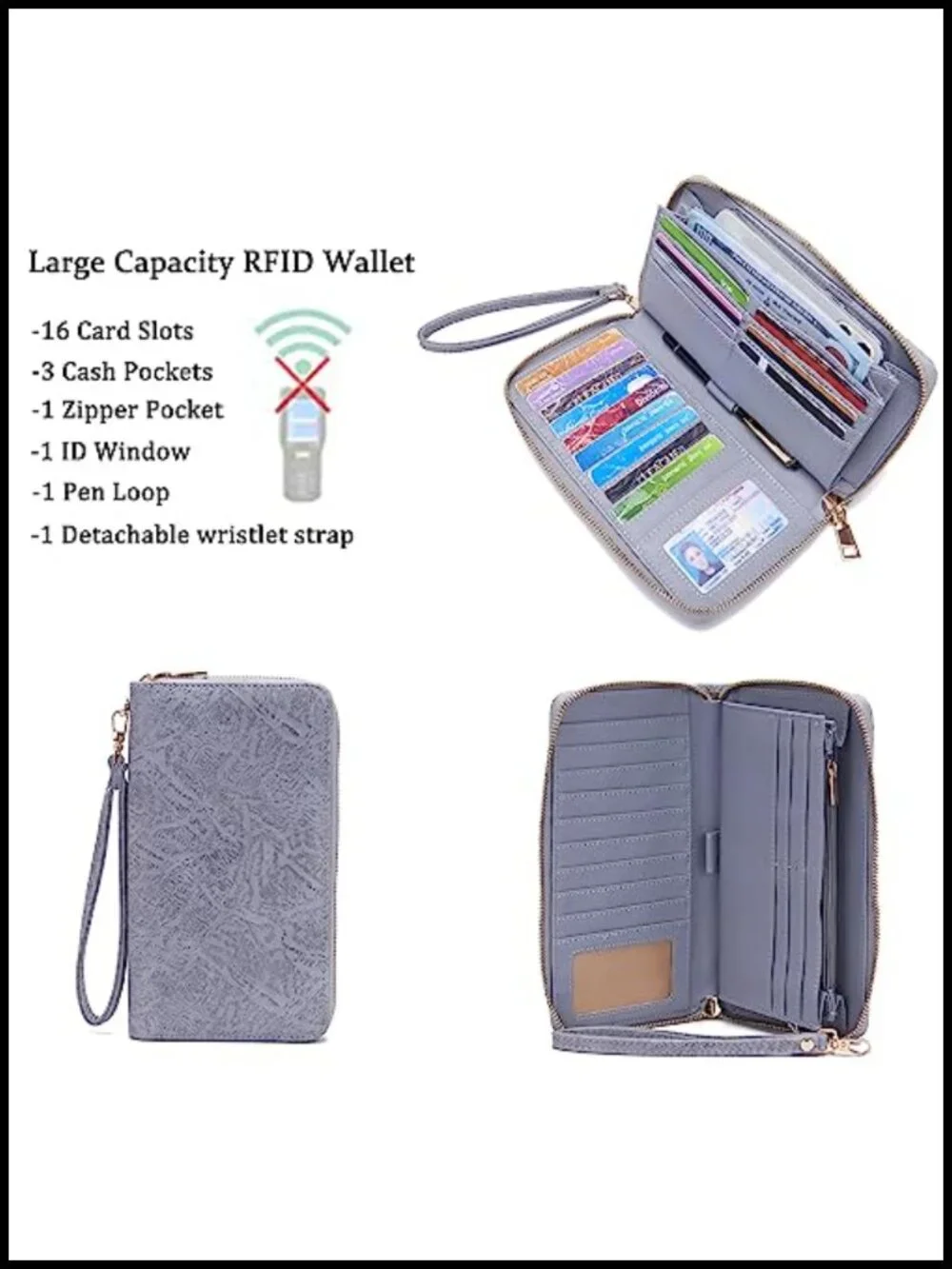 Women Large Crossbody Hobo Tote Set with Wallet Faux Leather Shoulder Bag